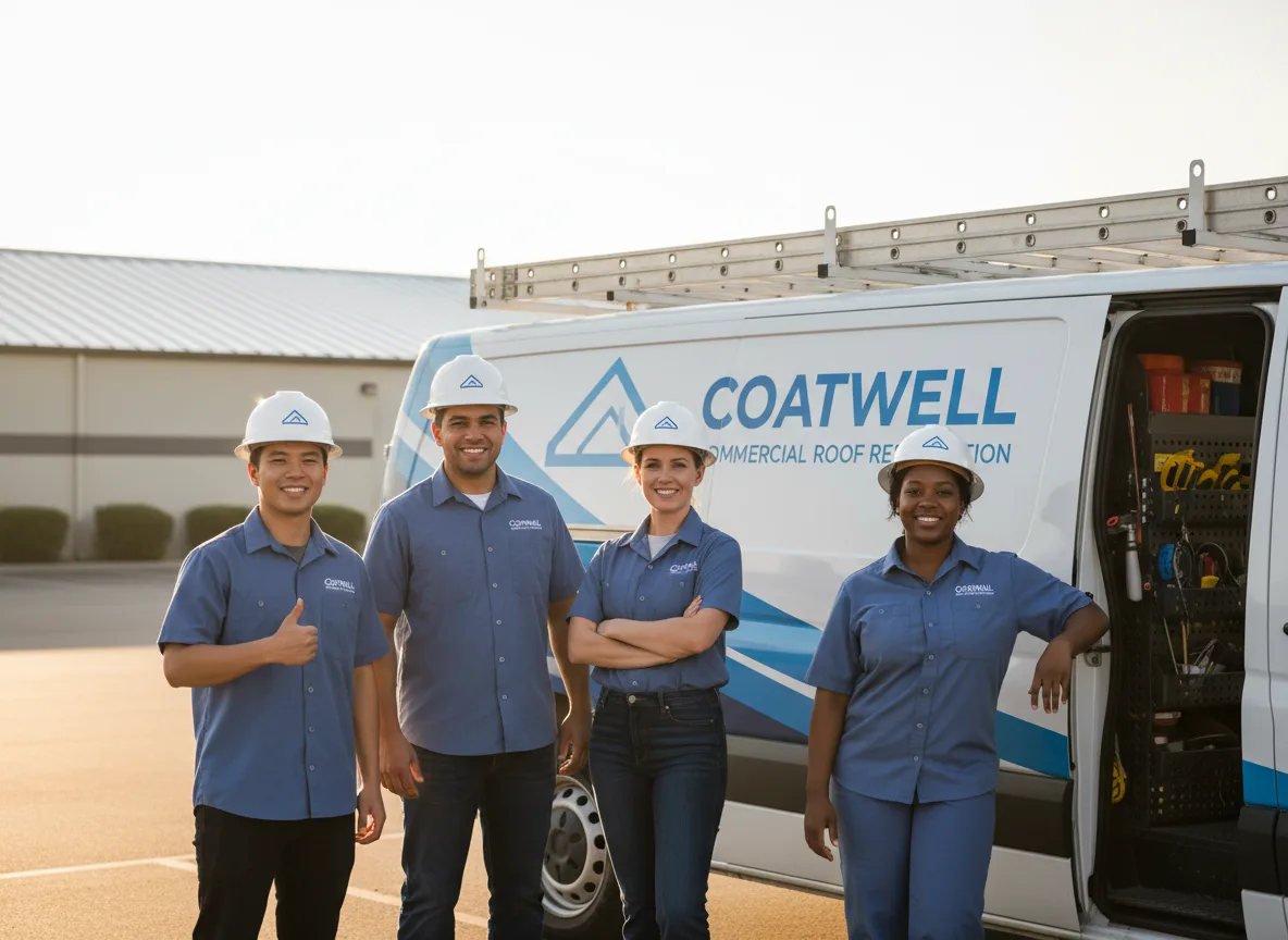 Commercial roof coating company in Omro, WI